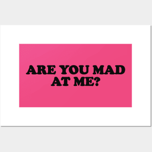 Are You Mad at Me Tee Y2K Funny Sassy Sarcastic Quote for Girls Meme Gen Z Viral Posters and Art